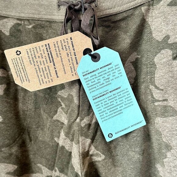 NWT Prana Cozy Up Ankle Jogger Sweatpant in Sage Camo - Size Extra Large - Picture 4 of 14